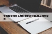 食品模型用什么材料做的最好看,食品模型定做