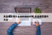食品模型用什么材料做的好呢,食品模型图片大全