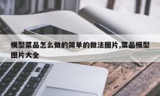 模型菜品怎么做的简单的做法图片,菜品模型图片大全