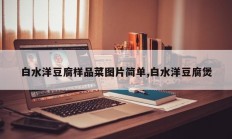 白水洋豆腐样品菜图片简单,白水洋豆腐煲