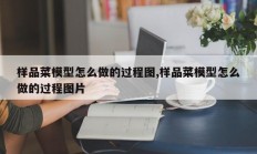 样品菜模型怎么做的过程图,样品菜模型怎么做的过程图片