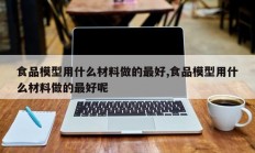 食品模型用什么材料做的最好,食品模型用什么材料做的最好呢