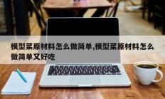 模型菜原材料怎么做简单,模型菜原材料怎么做简单又好吃