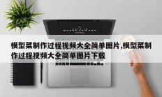 模型菜制作过程视频大全简单图片,模型菜制作过程视频大全简单图片下载